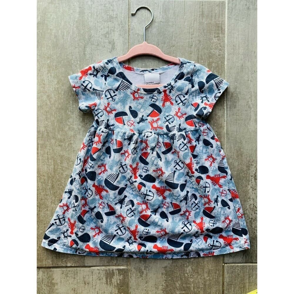 The Original Flap Happy UPF 50+ Swing Twist T-Shirt Dress Baby Toddler Girl 12m